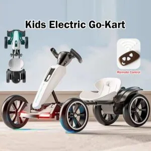 Kids Electric Go Kart One Click Folding Remote Control Portable Drift Toy Car Kereta Lumba Kecil Elektrik
