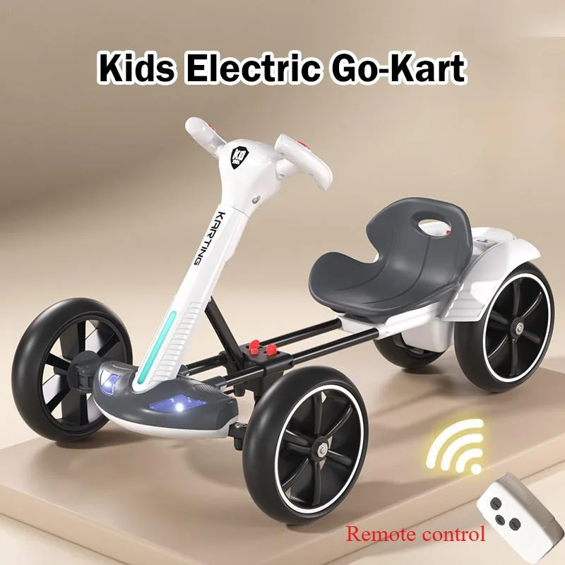 Kids Mechanical Folding Electric Go Kart Four Wheel Kids Toy Vehicle Kereta Lumba Kecil Elektrik