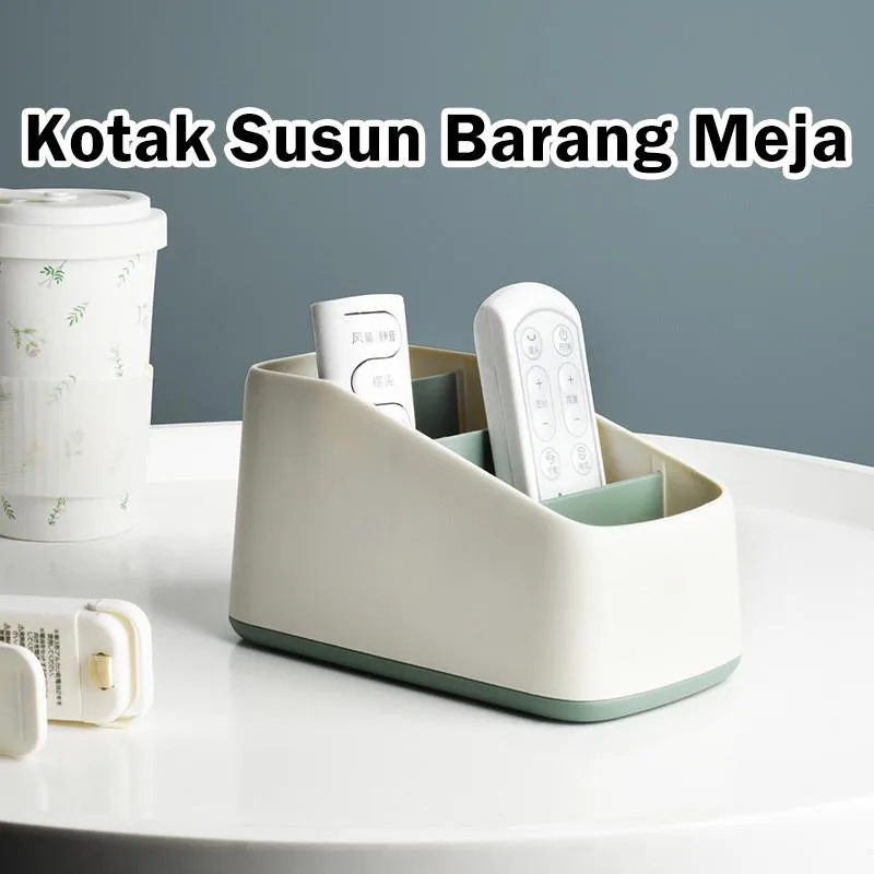 Kotak Simpanan Meja Pelbagai Guna, Pengatur Alat Tulis & Kawalan Jauh, Pengatur Meja Estetik