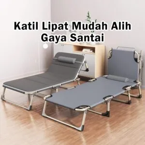 Katil Lipat Mudah Alih, Katil Tunggal untuk Pejabat Tidur Sebentar, Katil Lipat Teman Hospital & Kerusi Rehat