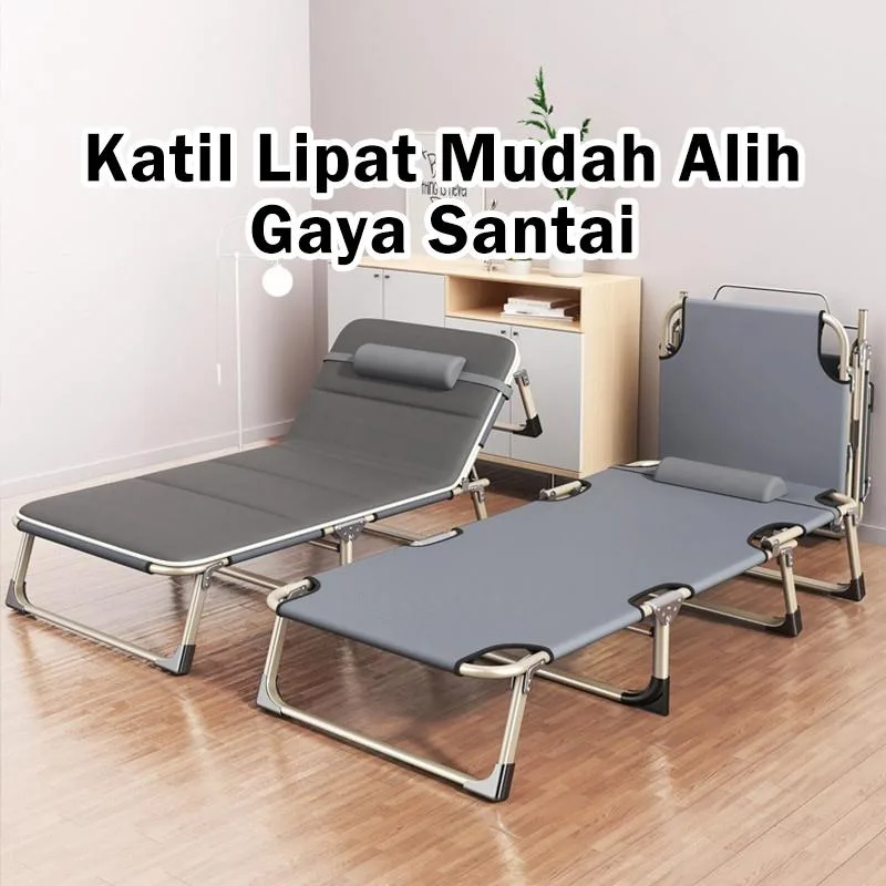 Katil Lipat Mudah Alih, Katil Tunggal untuk Pejabat Tidur Sebentar, Katil Lipat Teman Hospital & Kerusi Rehat