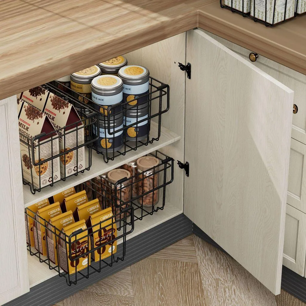 Rak Penyimpanan Peti Sejuk Tetap Bakul Beku Laci Kabinet Dapur Organizer Serbaguna - Image 2