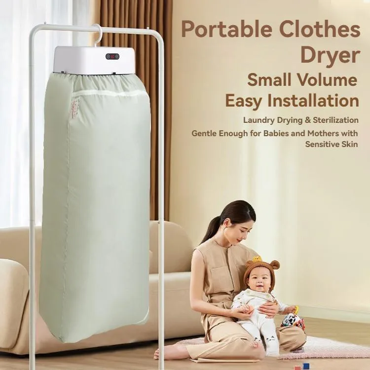 Mesin Pengering Pakaian Bayi Lipat Portable Mini – Pengering Baju Praktis untuk Rumah & Perjalanan - Image 2