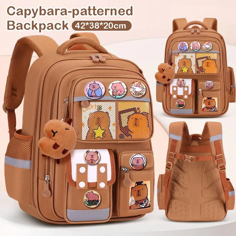 Beg Galas Kanak Kanak Perempuan Sekolah Rendah Ergonomik Anti Sakit Belakang Untuk Darjah 1 Hingga 6 - Image 2