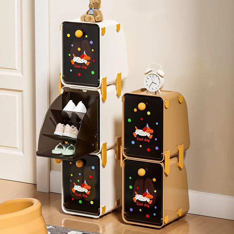 Kids Shoe Rack Storage Organizer Children Footwear Cabinet Shelf Stand Rak Kasut Budak - Image 2