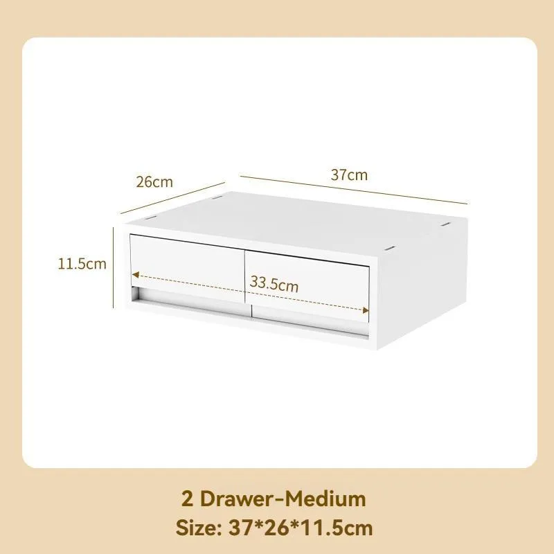 Stackable A4 File Cabinet Drawer Desktop Office Storage Organizer Multi Tier Kabinet Fail Berlaci - Image 2