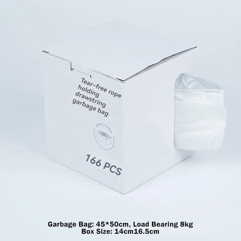 Drawstring Trash Bags Heavy Duty Box Pack Kitchen Garbage Bags Thick Plastic Handle Beg Sampah Bertali - Image 2