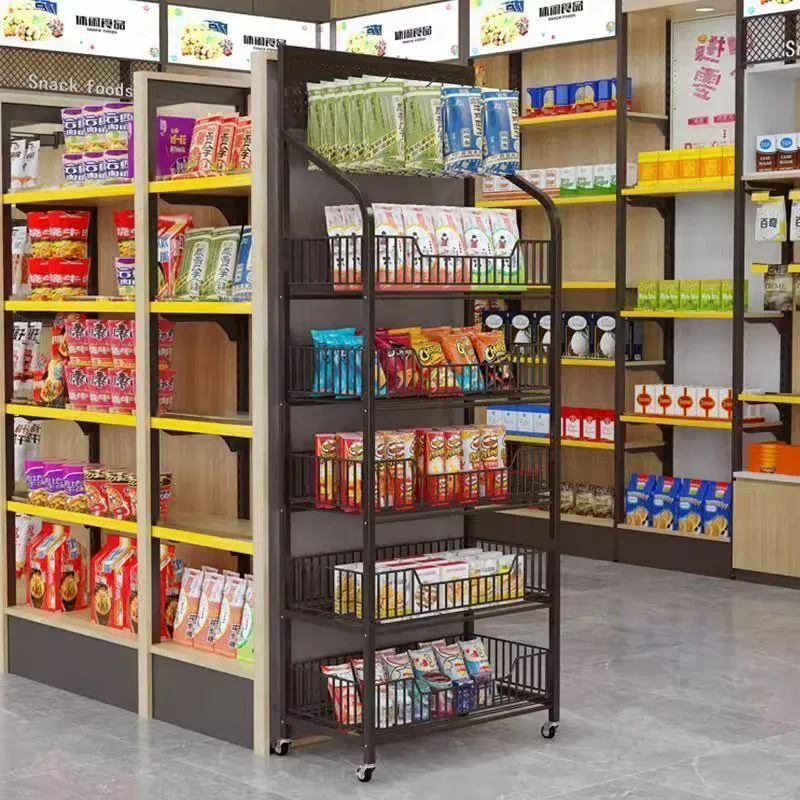 Multi Layer Convenience Store Checkout Counter Display Rack For Drinks Snacks Rak Simpanan - Image 2
