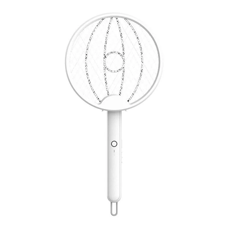 Electric Mosquito Swatter Rotatable Stand Foldable UV Photocatalyst Trap Killer Pemukul Nyamuk Elektrik Cas USB - Image 2