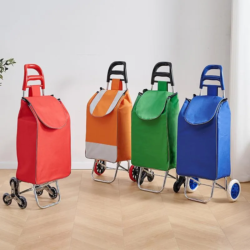 Foldable Portable Stair Climbing Hand Truck Dolly Cart for Moving Grocery Shopping Home Use Troli Tangga Portable - Image 2