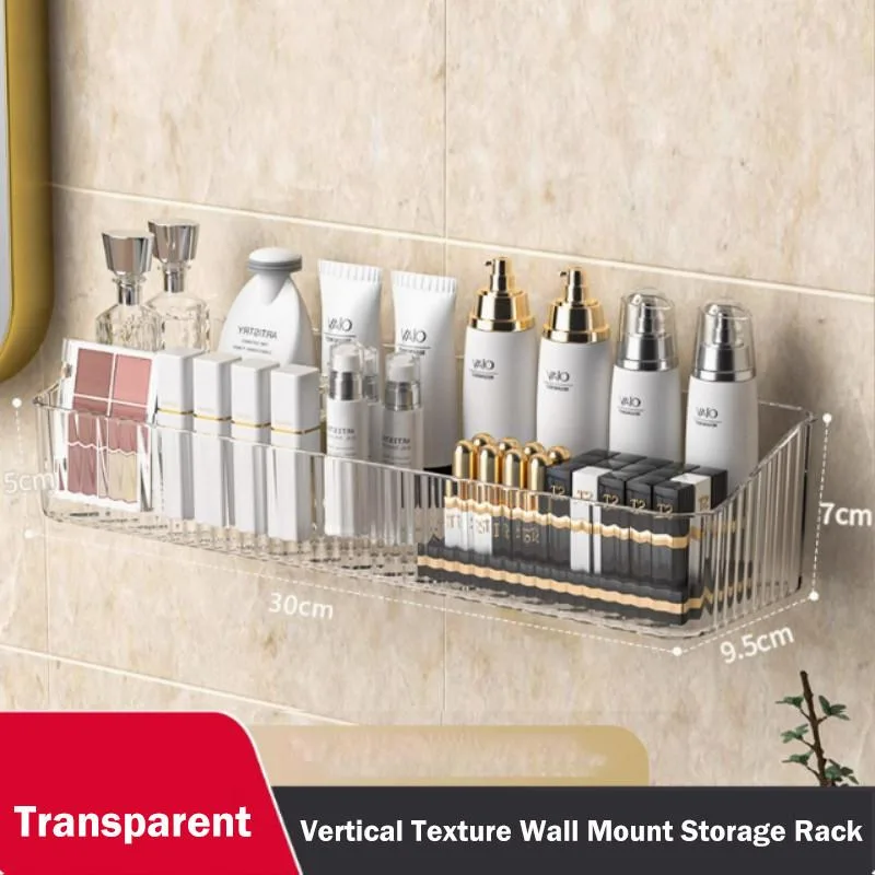 Bathroom Shelf No-drill Wall-mounted Storage Rack Rak Penyimpanan Bilik Air - Image 2