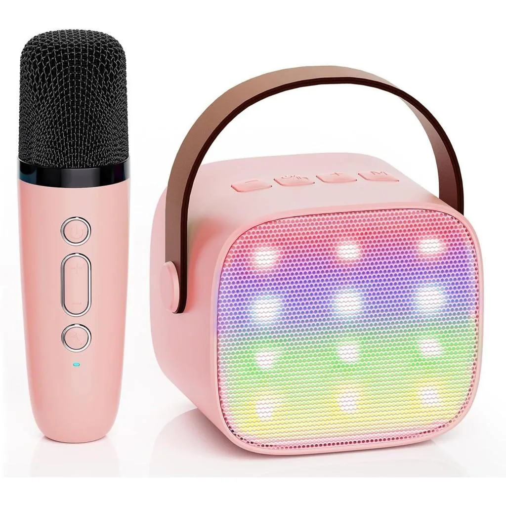 Portable Bluetooth Karaoke Speaker With Wireless Microphone Pembesar suara Bluetooth - Image 2