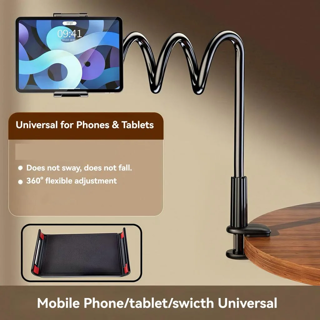 Phone Holder Stand Desktop Bed Stable Tablet Universal Pemegang Telefon - Image 2
