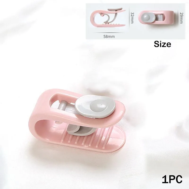 1PC Needle Free Quilt Clip Thumb Buckle Bed Sheet Duvet Cover Fastener AntiSlip Sock Holder Penyangkut selimut - Image 2