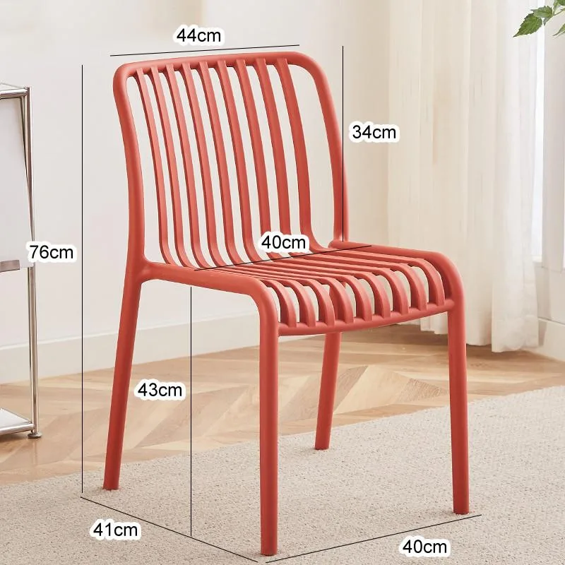 Stackable Plastic Leisure Chair Outdoor Balcony Garden Patio Relax Chair Kerusi plastik - Image 2