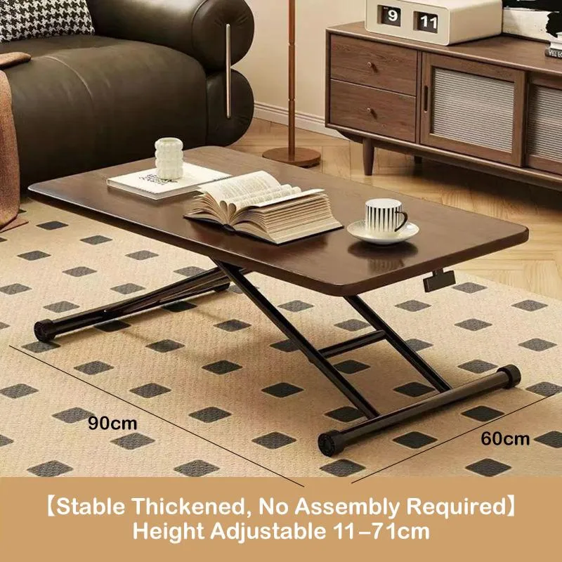 Adjustable Foldable Coffee Table Portable Laptop Desk Mobile Dining Office Home Meja Kopi - Image 2
