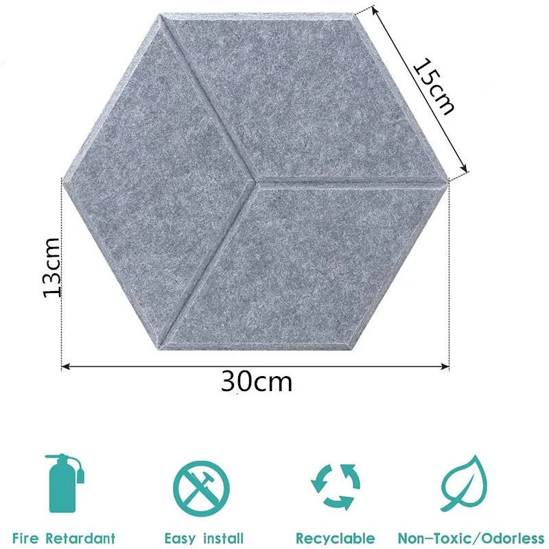 Self Adhesive Polyester Acoustic Panels Wall Decor Soundproof Noise Reduction Busa Kediangan - Image 2