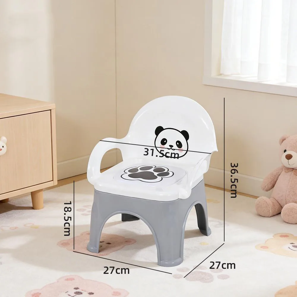 Kids Squeaky Cartoon Chair With Backrest Anti Slip Dining Stool For Baby Feeding Kerusi Kanak-Kanak - Image 2