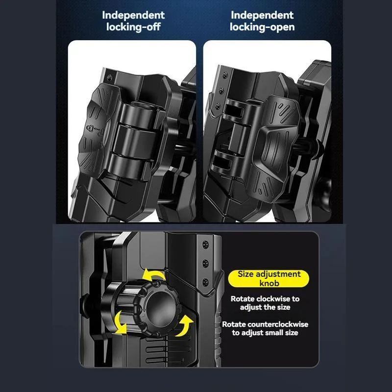 One Click Lock Shockproof Phone Navigation Mount For Electric Bike Motorcycle Food Delivery Riding Pemegang Telefon - Image 2