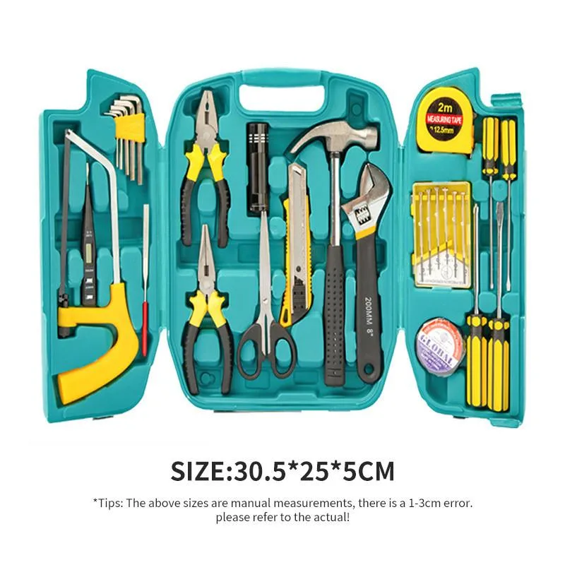 Home Hardware Tool Set Small Maintenance Combination Manual Tool Car Hammer Kit Set Alat Perkakasan - Image 2