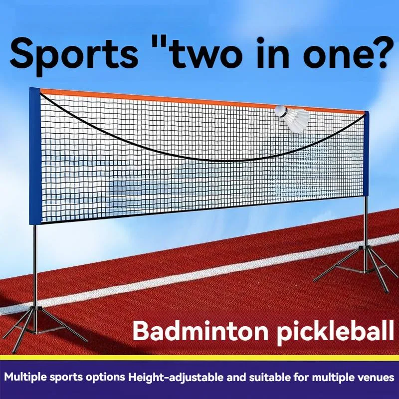 Portable Badminton Net Stand Foldable Multi-Sport Net For Pickleball Tennis Home Outdoor Rak Jaring Badminton - Image 2