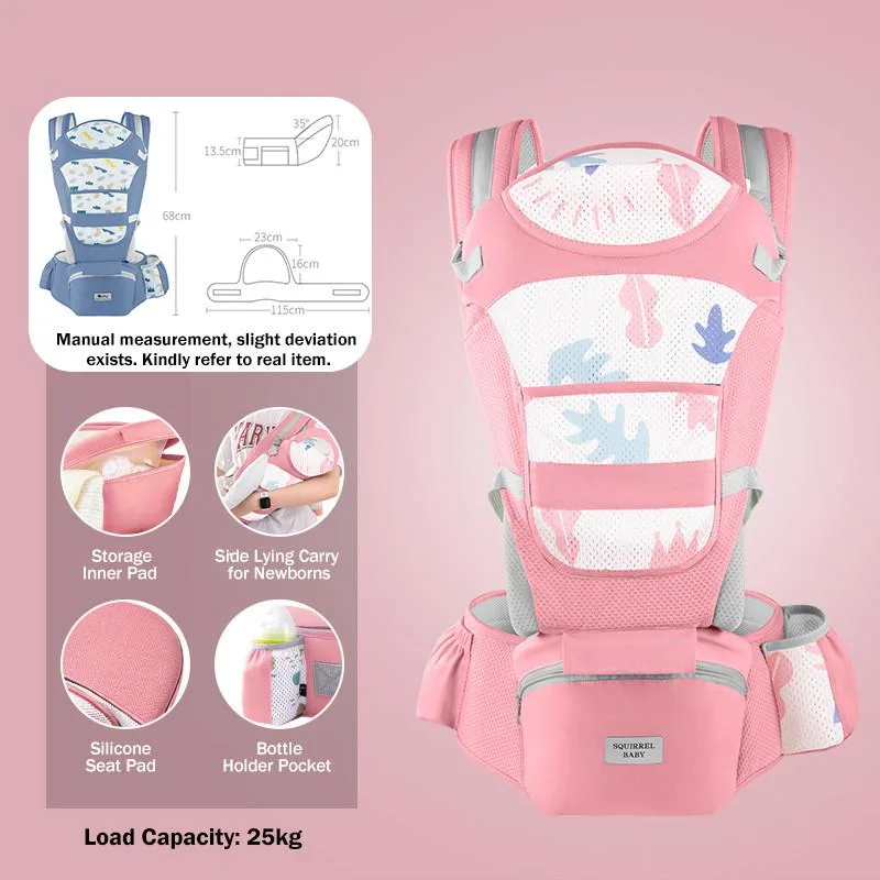 Multifunctional Baby Hip Seat Carrier Four Season Front Carry Infant Sling Hip Seat Bayi - Image 2