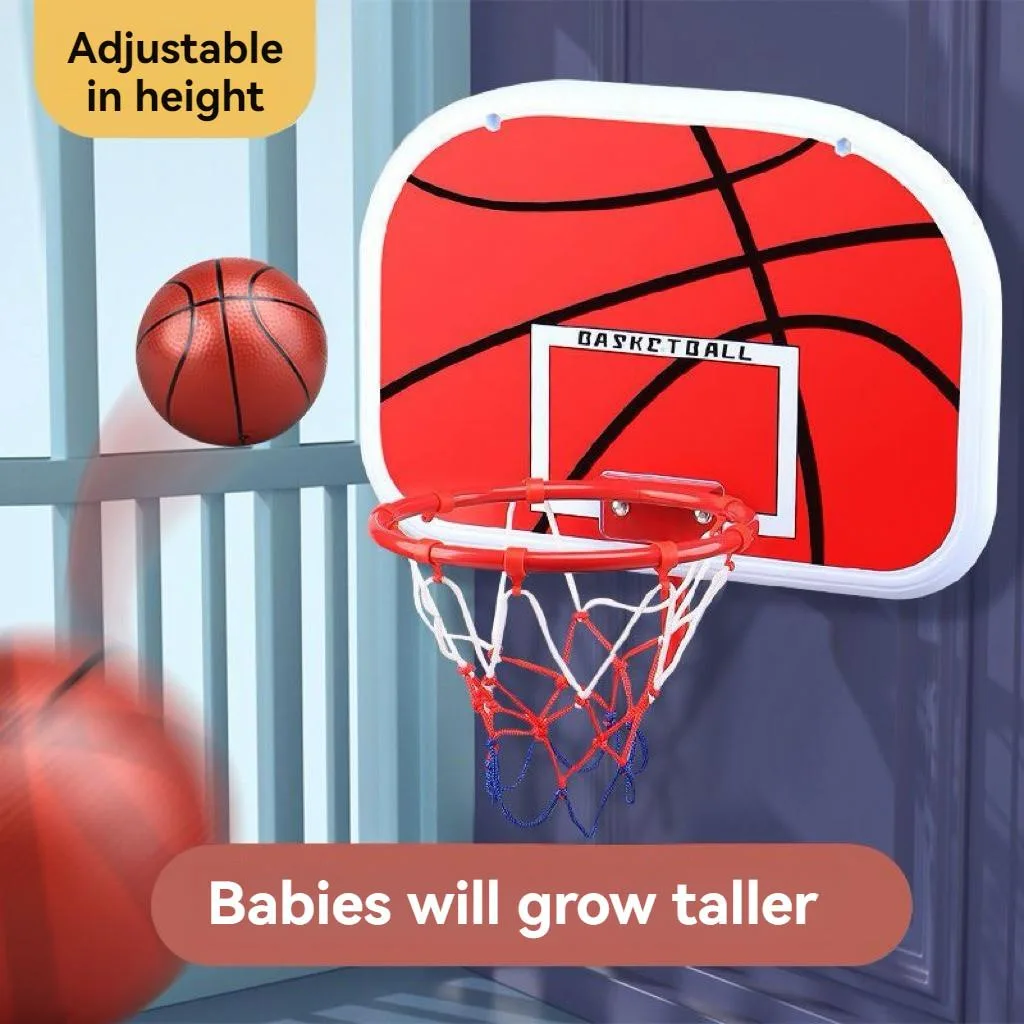 Adjustable Kids Basketball Stand Indoor Shooting Hoop Toy For Boys Bola Keranjang - Image 2