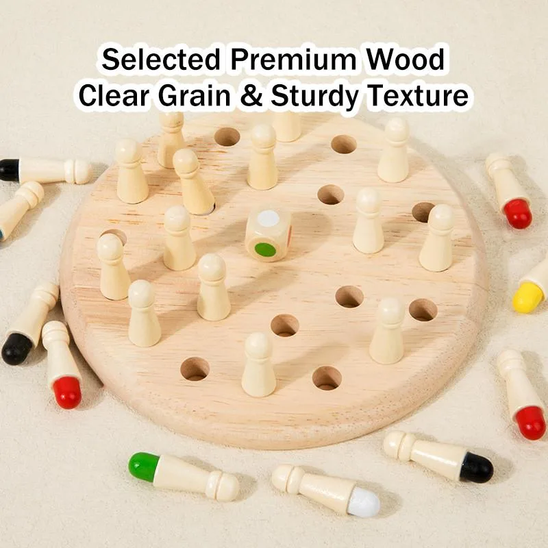 Color Memory Chess Concentration Training Educational Brain Game For Kids Parent Child Desktop Toy Catur Ingatan - Image 2