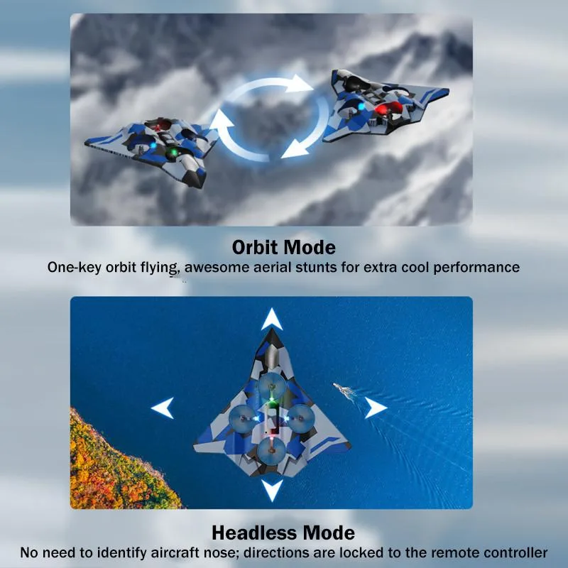 Stunt Looping Hand Throw Glider Foam Electric Jet Plane Remote Control Plane Model Kids Toy Pesawat Kawalan Jauh - Image 2