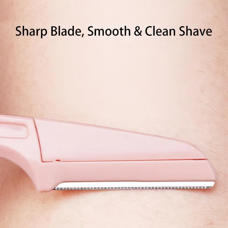 Foldable Safe Anti Cut Eyebrow Razor Set For Women Eyebrow Trimming Shaver Beauty Tools Set Pisau Alis - Image 2