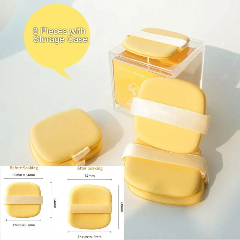 Butter Biscuit Makeup Sponge Dual Use Dry And Wet Beauty Blender Cushion Powder Puff Span Solek - Image 2