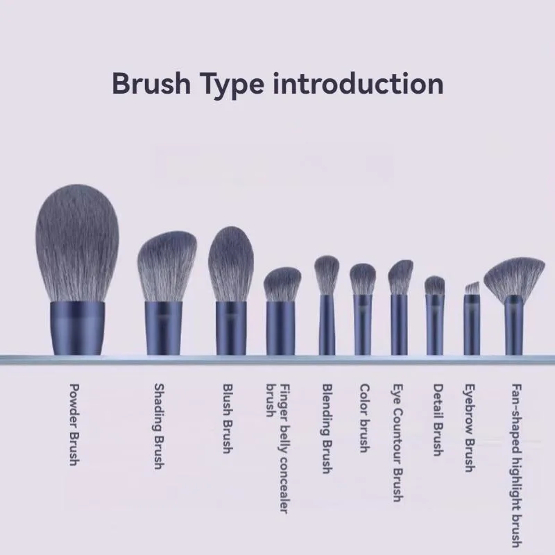 Makeup Brush Set Complete Eyeshadow Blush Powder Brushes Cosmetic Tools For Beginners Set Berus Solek - Image 2
