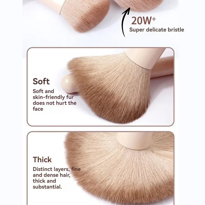 Makeup Brush Set Eyeshadow Blush Contour Nose Shadow Powder Brushes Complete Kit Set Berus Solek - Image 2