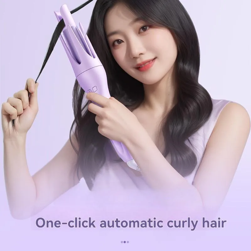 Mesin Penggulung Rambut Automatik 28mm, Alat Penggaya Rambut Elektrik Gelombang Besar dengan Penjagaan - Image 3