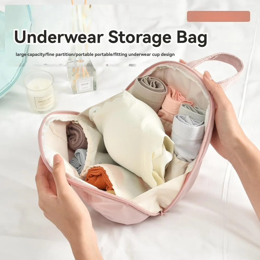 Beg Simpanan Pakaian Dalam Travel Portable Penyusun Coli Stoking Bra Lingerie Pouch Baru - Image 3