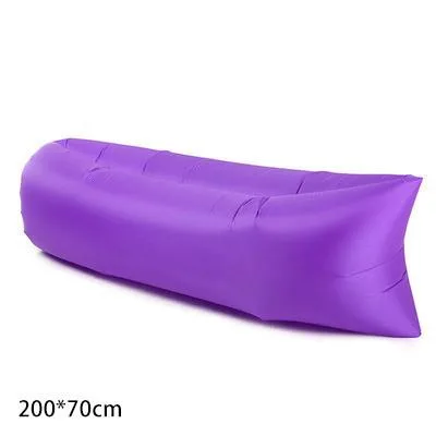Sofa Kembung Luar Sofa Malas Boleh Lipat Mudah Alih Pantai Beg Tidur Udara Single Tilam Angin - Image 3