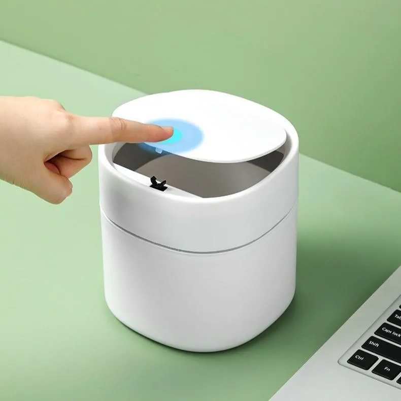 Tong Sampah Mini Desktop Kreatif Untuk Ruang Tamu Bilik Tidur Meja Solek - Image 3