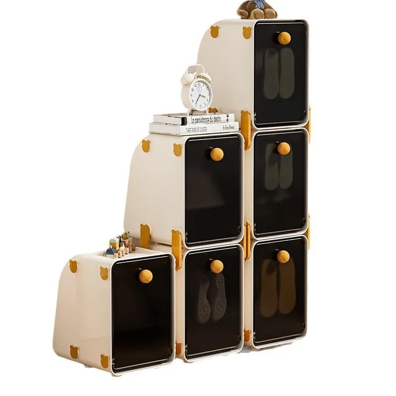 Kids Shoe Rack Storage Organizer Children Footwear Cabinet Shelf Stand Rak Kasut Budak - Image 3
