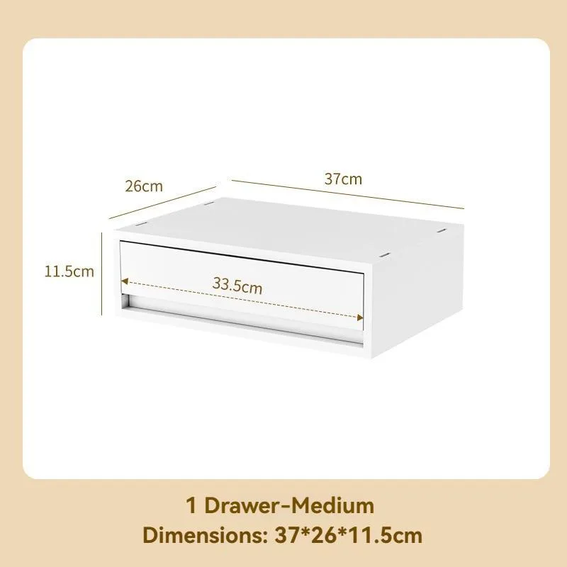 Stackable A4 File Cabinet Drawer Desktop Office Storage Organizer Multi Tier Kabinet Fail Berlaci - Image 3