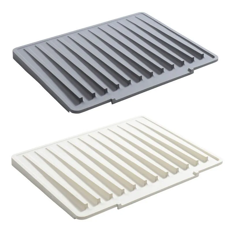 Silicone Drying Mat Countertop Heat Resistant Trivet High Temp Sink Drain Pad Tikar Pengering Silikon - Image 3