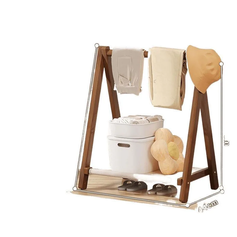 Freestanding Clothes Rack Small Garment Storage Stand Rak Pakaian Kecil - Image 3
