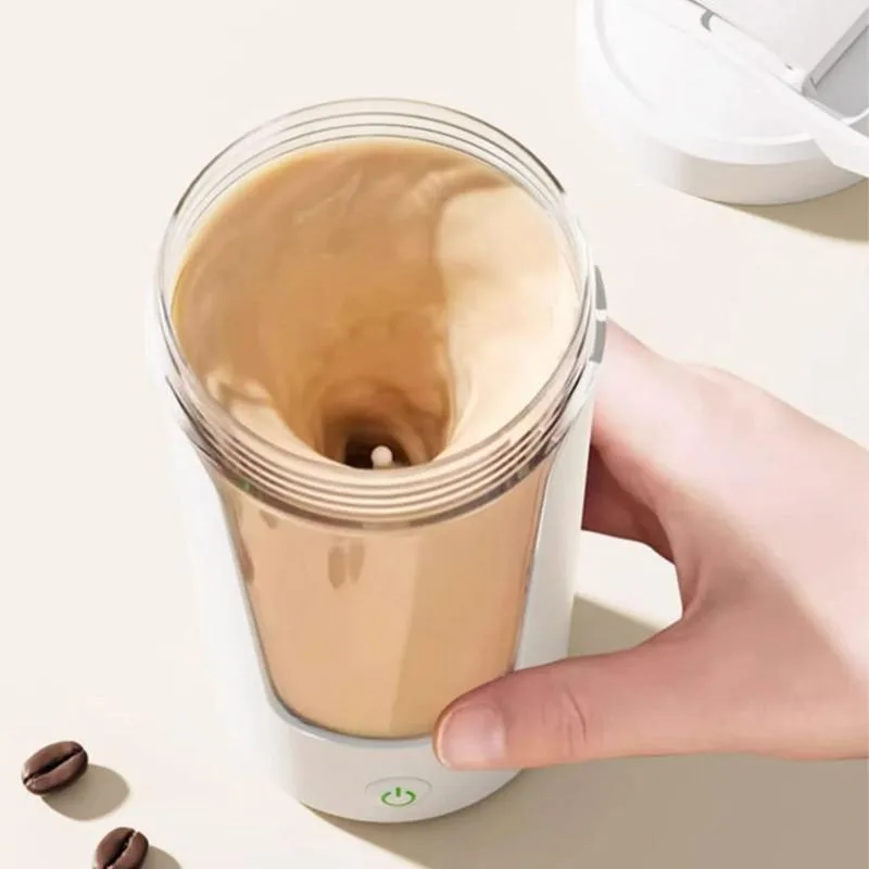 Botol Penggoncang Elektrik USB Boleh Dicas, Cawan Goncang Protein & Pengadun Kopi Mudah Alih - Image 3
