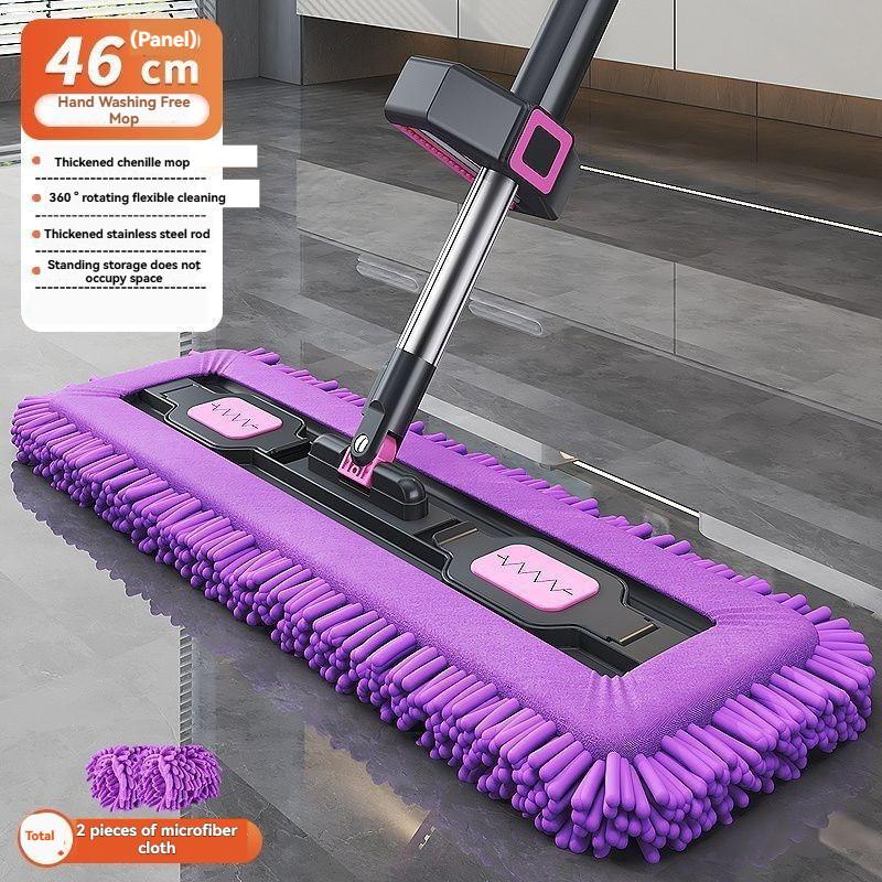 No Hand Wash Mop Lazy Wet Dry Dual Use Floor Cleaning Mop for Home Mop Tanpa Basuh Tangan - Image 3