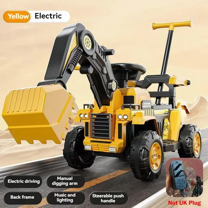 Large Electric Excavator Toy for Kids Rechargeable Construction Digger Truck Engineering Vehicle Jengkaut Elektrik - Image 3