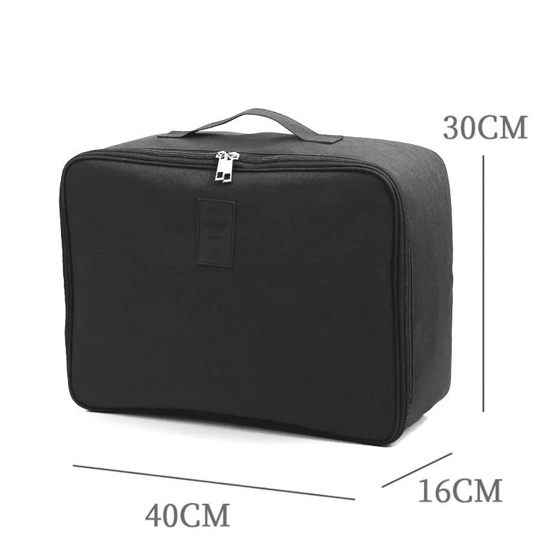 Travel Bag Trolley Sleeve Large Capacity Portable Luggage Organizer Clothing Storage Beg Travel Jinjing - Image 3