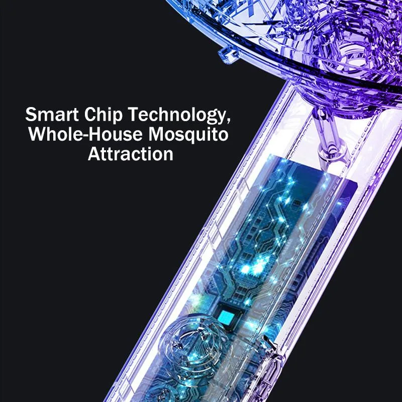 Electric Mosquito Swatter Rotatable Stand Foldable UV Photocatalyst Trap Killer Pemukul Nyamuk Elektrik Cas USB - Image 3