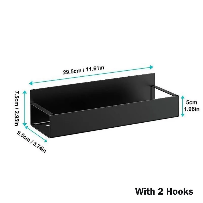 Magnetic Refrigerator Rack No Drill Seasoning Holder Washing Machine Side Storage Rak Magnetik Untuk Peti Sejuk - Image 3