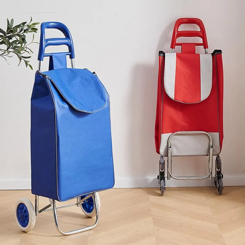 Foldable Portable Stair Climbing Hand Truck Dolly Cart for Moving Grocery Shopping Home Use Troli Tangga Portable - Image 3