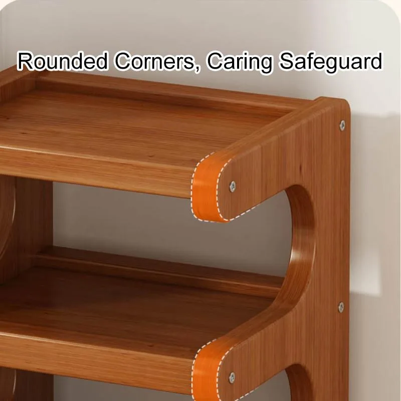 Shoe Rack Narrow Multi-layer Corner Storage Space-saving Rak kasut - Image 3