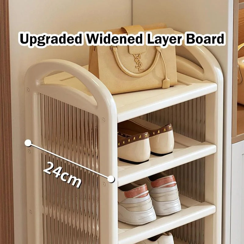 Shoe Rack Multilayer Space Saving Simple Shoe Cabinet for Doorway Living Room Bedroom Rak Kasut - Image 3